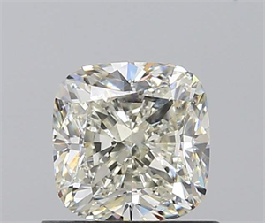 Picture of 0.91 Carats, Cushion L Color, SI1 Clarity and Certified by GIA