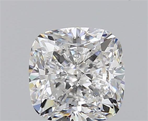 0.81 Carats, Cushion E Color, VS2 Clarity and Certified by GIA