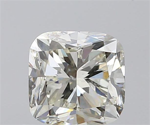 1.00 Carats, Cushion L Color, SI1 Clarity and Certified by GIA