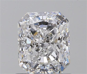 1.00 Carats, Radiant D Color, SI2 Clarity and Certified by GIA