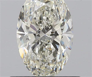 0.70 Carats, Oval K Color, VS2 Clarity and Certified by GIA