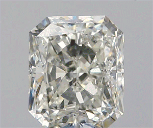 0.61 Carats, Radiant K Color, SI1 Clarity and Certified by GIA