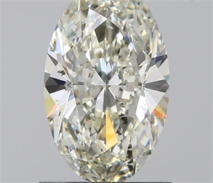 1.01 Carats, Oval K Color, SI1 Clarity and Certified by GIA