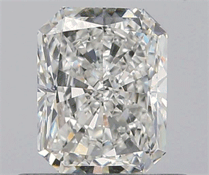 0.60 Carats, Radiant G Color, SI2 Clarity and Certified by GIA