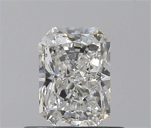 0.51 Carats, Radiant F Color, SI1 Clarity and Certified by GIA