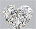 0.72 Carats, Heart H Color, SI1 Clarity and Certified by GIA