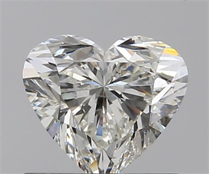 0.81 Carats, Heart J Color, SI2 Clarity and Certified by GIA