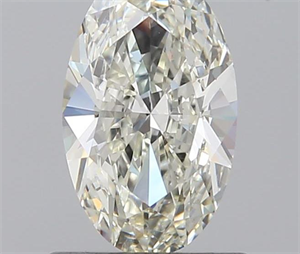 0.72 Carats, Oval K Color, VS2 Clarity and Certified by GIA