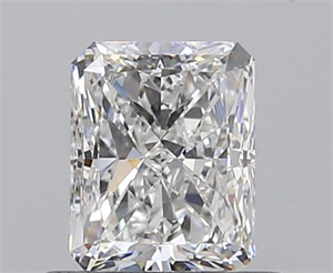 0.70 Carats, Radiant E Color, VVS1 Clarity and Certified by GIA