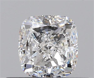 0.50 Carats, Cushion E Color, VVS2 Clarity and Certified by GIA