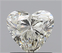 1.00 Carats, Heart K Color, SI2 Clarity and Certified by GIA
