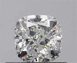 0.60 Carats, Cushion H Color, IF Clarity and Certified by GIA