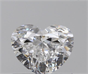0.70 Carats, Heart D Color, VS1 Clarity and Certified by GIA