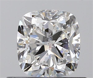 0.60 Carats, Cushion E Color, SI2 Clarity and Certified by GIA