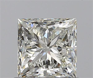 0.80 Carats, Princess K Color, VS2 Clarity and Certified by GIA