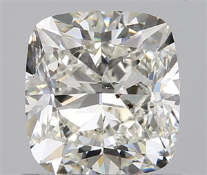 Picture of 0.81 Carats, Cushion K Color, SI1 Clarity and Certified by GIA