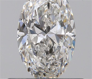 0.61 Carats, Oval G Color, SI1 Clarity and Certified by GIA