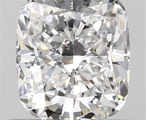 0.70 Carats, Cushion D Color, VS2 Clarity and Certified by GIA