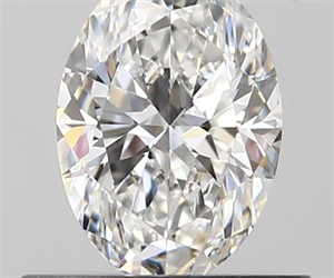 0.60 Carats, Oval E Color, VVS2 Clarity and Certified by GIA