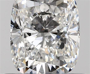 0.61 Carats, Cushion F Color, VVS1 Clarity and Certified by GIA
