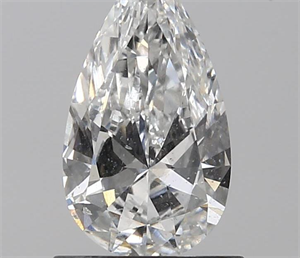 0.82 Carats, Pear E Color, SI2 Clarity and Certified by GIA