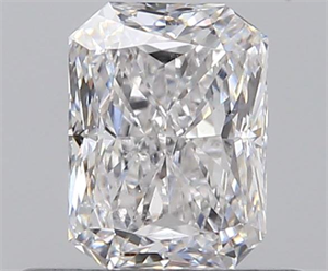 0.51 Carats, Radiant E Color, SI1 Clarity and Certified by GIA