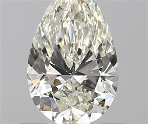 0.73 Carats, Pear K Color, SI1 Clarity and Certified by GIA