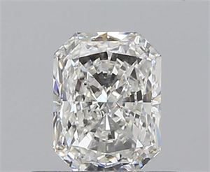 0.51 Carats, Radiant G Color, VS2 Clarity and Certified by GIA