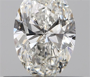 0.50 Carats, Oval G Color, SI1 Clarity and Certified by GIA