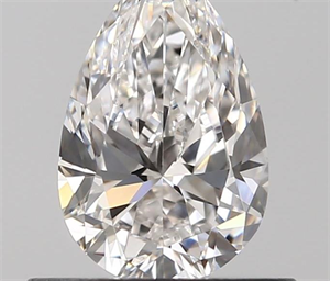 0.61 Carats, Pear G Color, VVS2 Clarity and Certified by GIA