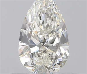 Picture of 0.52 Carats, Pear J Color, SI1 Clarity and Certified by GIA