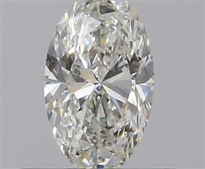 Picture of 0.50 Carats, Oval I Color, SI1 Clarity and Certified by GIA