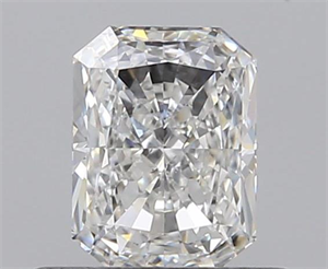 0.51 Carats, Radiant F Color, VS1 Clarity and Certified by GIA