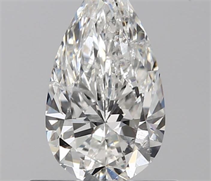 0.71 Carats, Pear G Color, SI2 Clarity and Certified by GIA