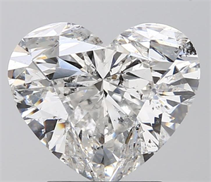 Picture of 3.01 Carats, Heart F Color, SI2 Clarity and Certified by GIA