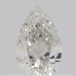 Lab Created Diamond 0.31 Carats, Pear with  Cut, G Color, SI2 Clarity and Certified by IGI