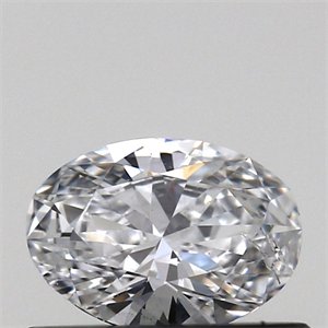 Lab Created Diamond 0.30 Carats, Oval with  Cut, D Color, SI2 Clarity and Certified by IGI