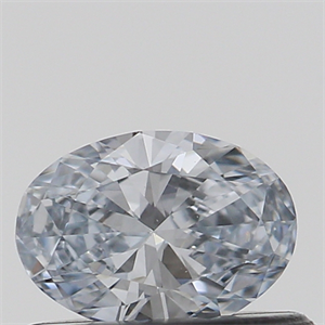 Lab Created Diamond 0.30 Carats, Oval with  Cut, F Color, VVS2 Clarity and Certified by IGI