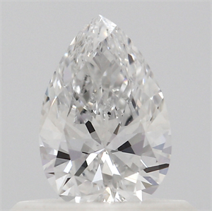 Lab Created Diamond 0.40 Carats, Pear with  Cut, E Color, VS2 Clarity and Certified by IGI