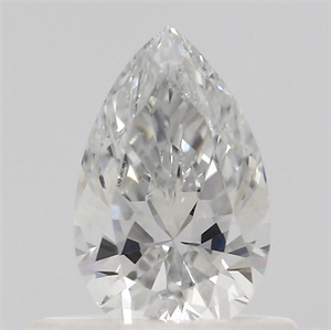 Lab Created Diamond 0.44 Carats, Pear with  Cut, E Color, VS2 Clarity and Certified by IGI