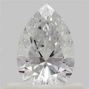 Lab Created Diamond 0.41 Carats, Pear with  Cut, E Color, SI1 Clarity and Certified by IGI