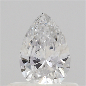 Lab Created Diamond 0.40 Carats, Pear with  Cut, F Color, SI1 Clarity and Certified by IGI