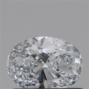 Lab Created Diamond 0.38 Carats, Oval with  Cut, F Color, VS1 Clarity and Certified by IGI