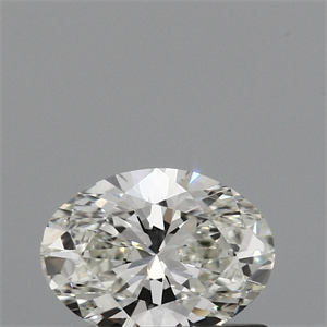 Lab Created Diamond 0.43 Carats, Oval with  Cut, I Color, VS1 Clarity and Certified by IGI