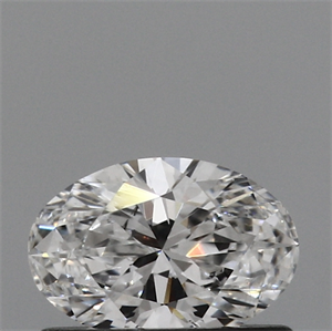 Lab Created Diamond 0.38 Carats, Oval with  Cut, E Color, VS2 Clarity and Certified by IGI