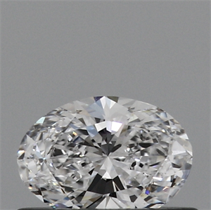 Lab Created Diamond 0.30 Carats, Oval with  Cut, D Color, VS2 Clarity and Certified by IGI