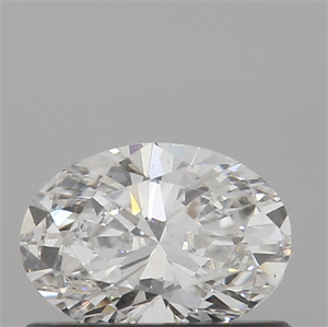 Lab Created Diamond 0.38 Carats, Oval with  Cut, F Color, SI1 Clarity and Certified by IGI