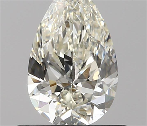 0.70 Carats, Pear K Color, SI1 Clarity and Certified by GIA