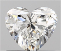 0.70 Carats, Heart H Color, SI1 Clarity and Certified by GIA