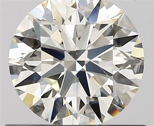 0.68 Carats, Round with Excellent Cut, L Color, SI1 Clarity and Certified by GIA